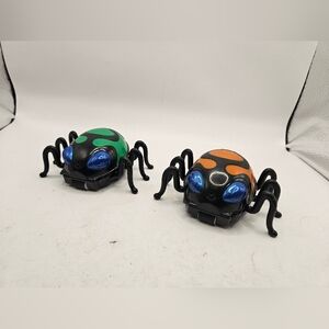 Eclipse Toys Action Figure Toy Robot Spider Magnetic Used Condition Orange Green